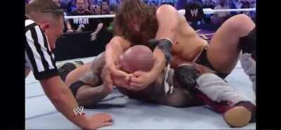 Miracle Kid Finish of Daniel Bryan vs. Batista vs. Randy Orton - World Heavyweight Title Match at Wrestlemania 30 (2014)