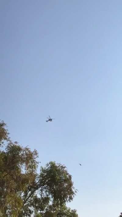 Two Helis looking for a drone - Israel 02.11.24