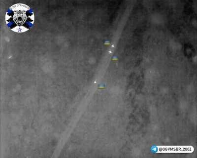 UAV drops on AFU soldiers at night with the help of thermal cameras cause casualties, posted 21.02.2024