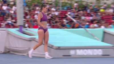 Clara Fernandez at the 2024 Spanish Outdoor Championship