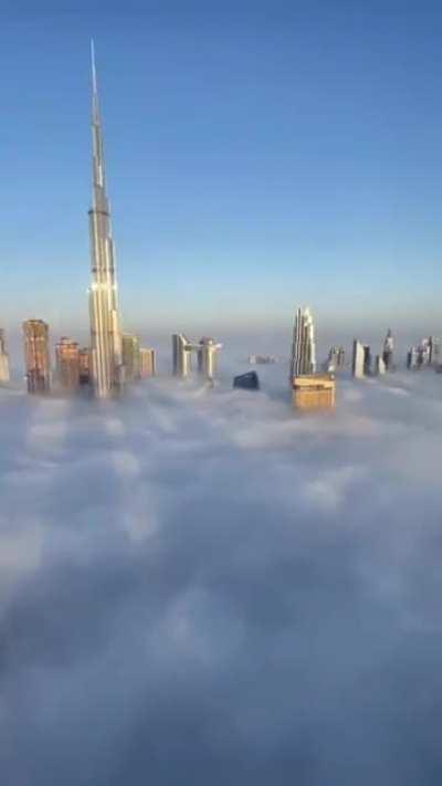 The view from this apartment in Dubai