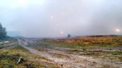 Ukranian artillery at work (according to source)