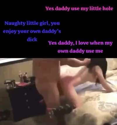 Daddy use my little hole 