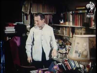 Peter Cushing invites a 1956 film crew into his home (in Kensington, London) to show off his hobby. Painting miniature toy soldiers, and playing with them in the rules set down by a fellow hobbyist... science fiction writer H.G. Wells.