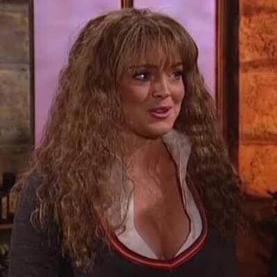 Lindsay Lohan as Hermione Granger in a skit for SNL