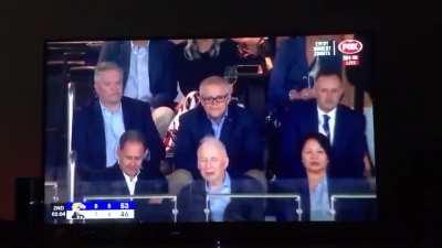 Cunt in chief gets booed at the footy.