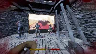 Welcome to mordhau, real everyday gameplay happening here.