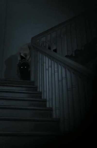 Exorcist; the stairs creak...via Bosslogic