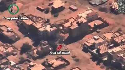 Sudanese Army media releases new video showing drone attacks including some Mohajer 6 airstrikes on RSF rebels in different parts of Khartoum 