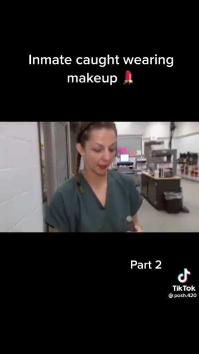 ingenious & creative uses of accessible items in a women's prison as (contraban) makeup