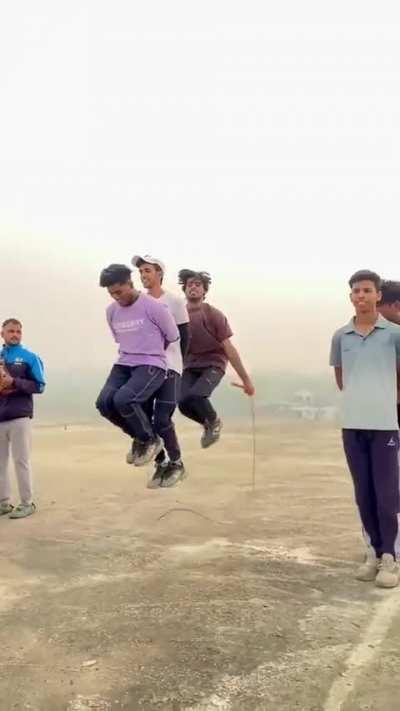 incredible rope skipping