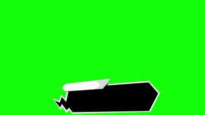 Persona 5 dialog box green screen