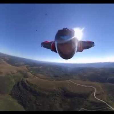 This guys skydiving skills