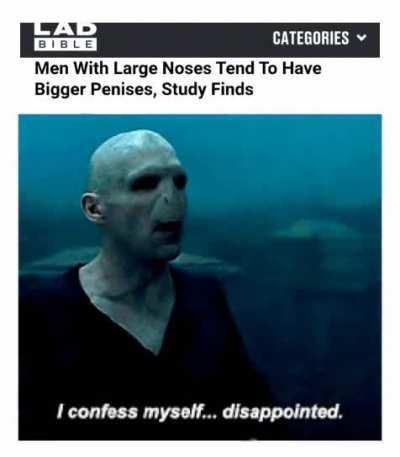 Tough break Voldy :(