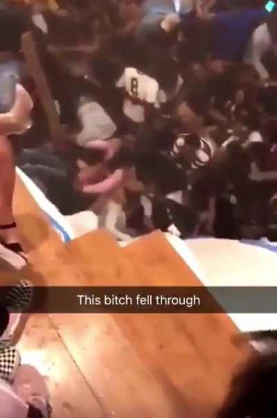 WCGW if an overpacked party all jumps up and down at once