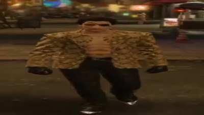 Wide Majima walking