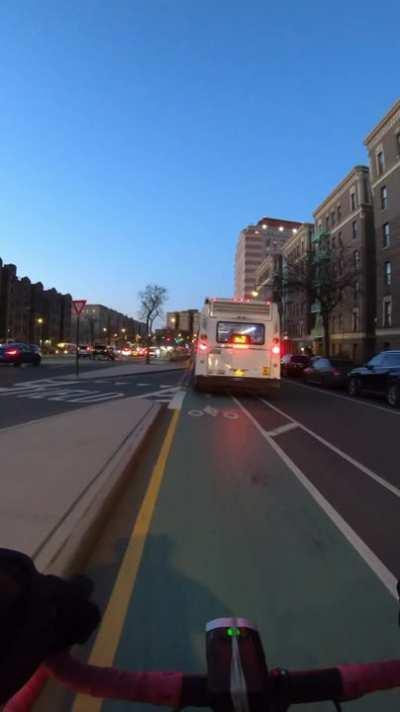 This is why I'll never recommended the Grand Concourse &quot;bike lane&quot; to cyclists looking for a casual ride.