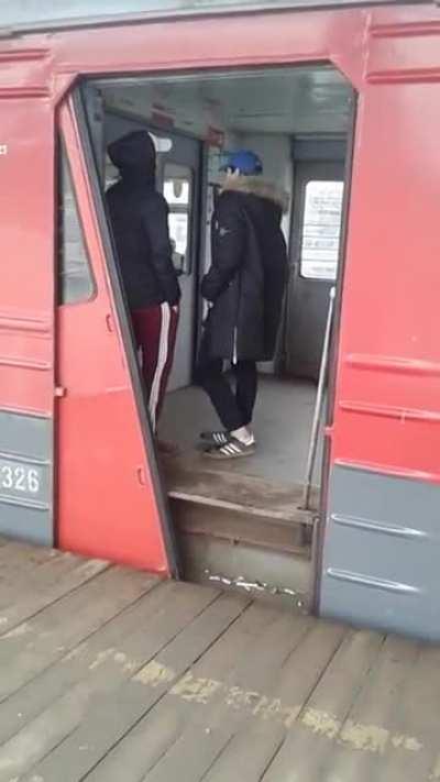 A Normal Train in Russia