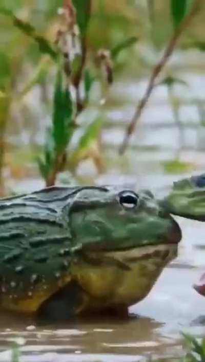 Battle of the African Bullfrogs