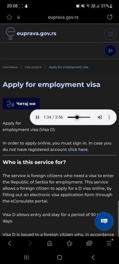 Empoyment visa