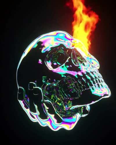 La Flame, Done in Cinema 4d and Houdini, Song is Astrothunder slowed