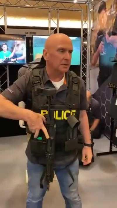 Tactical backpack demonstration