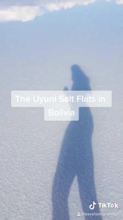 The Uyuni Salt Flats in Bolivia looks like Heaven on Earth