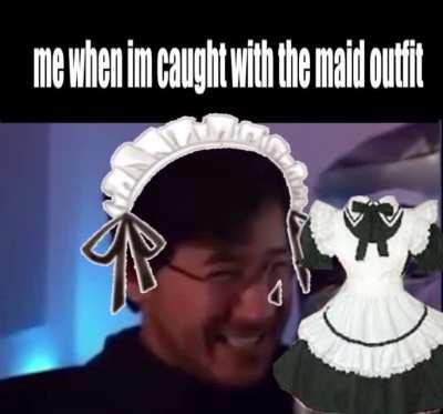 getting a maid outfit soon hopefully this wont happen to me XD