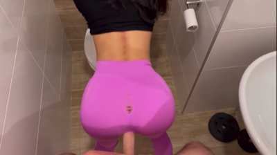 Public Bathroom Doggystyle Quickie