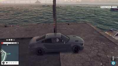 Tried to get a car onto a boat...