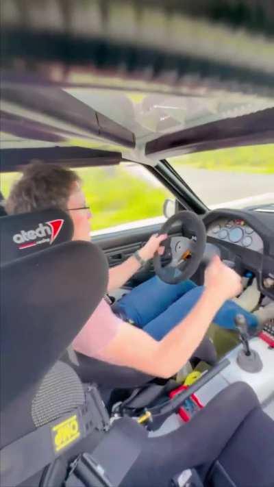 Thierry Neuville drives E30 M3