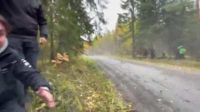 Rally car racing in Finland