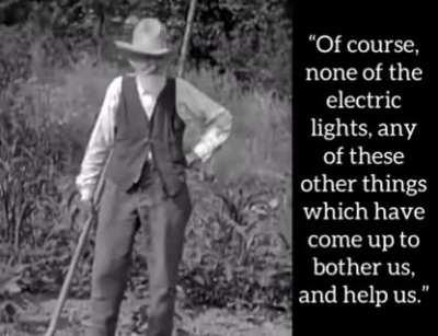 (Filmed in 1929) Farmer born in 1842 talks about life and change