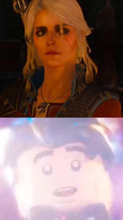 My honest reaction while watching Ciri in The Witcher 3