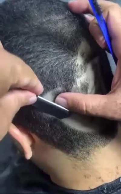 Haircut art with precision