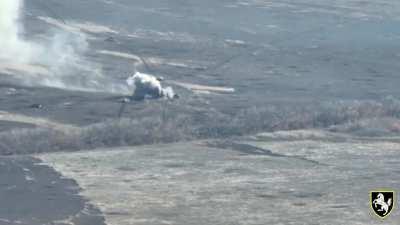 Ukraine's 1st Tank Brigade &quot;Severia&quot; destroying Russian vehicles. Stepove near Avdiivka 31/10/2023