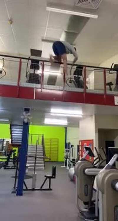 HMFT after I parkour in the gym