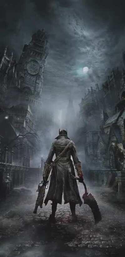 Have a misty night in Yharnam for your phone