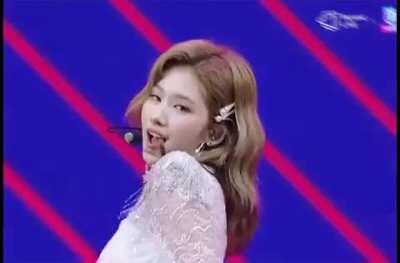 Sana with this look