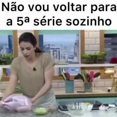 Não vou voltar para a quinta série sozinho