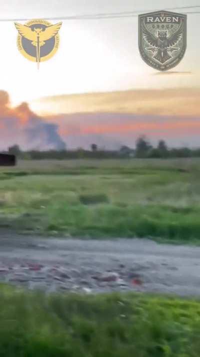 Fighters of the Raven Group during the early days of the Russian Kharkiv offensive. Vovchansk - May 2024.