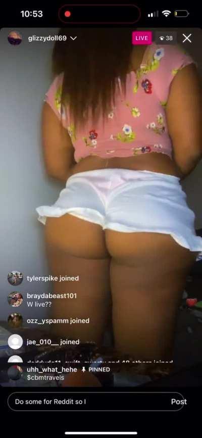 Glizzydoll69 on ig LIVE RN