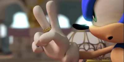 Sonic has 3 points for you