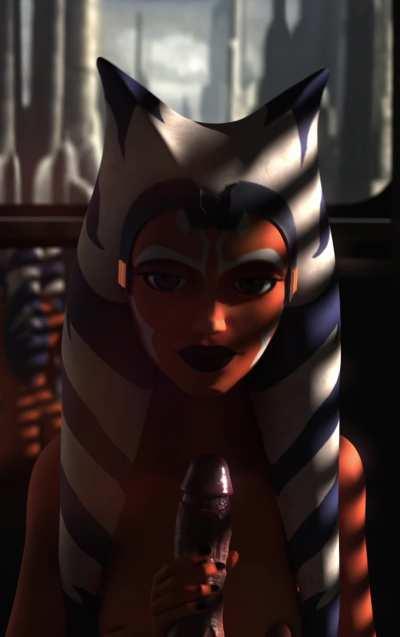 Ahsoka Tano giving a handjob on Coruscant (GHXSTROSE) [Star Wars]