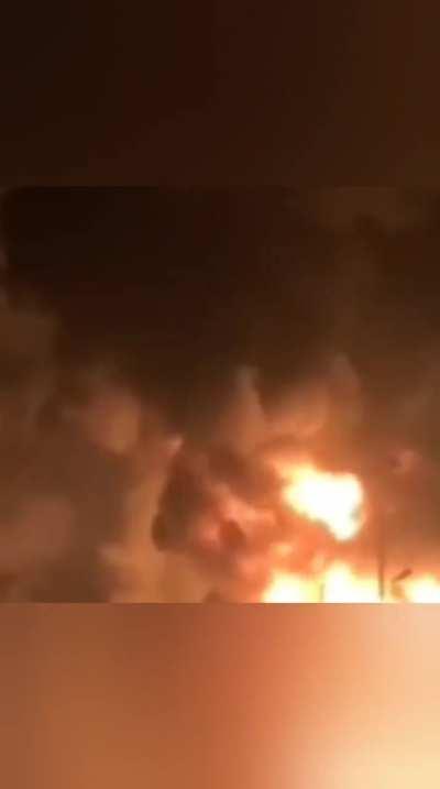 Up to 5 explosions were heard as drones hit the Afip Oil Refinery in Krasnodar Krai, Russia as Ukraine strategically takes out Russias oil infrastructure