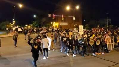 The size of the protest in Rochester last night 9/6/2020