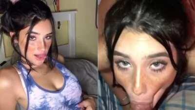 From TikTok To Sucking Cock 😈 ( Her Free Album In Comments )