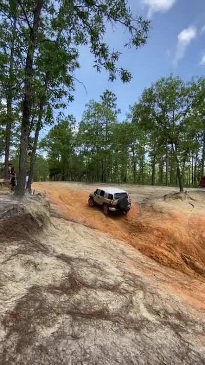 Dude went full send with a car full of people and forgot to turn off his side curtain airbags. Sound on for full effect.