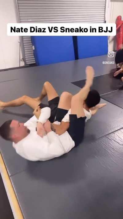 Nate Diaz wrist locks Sneako