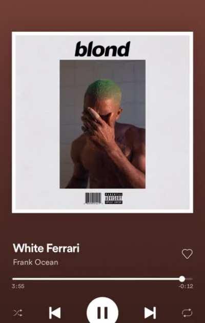 White Ferrari x King Kunta